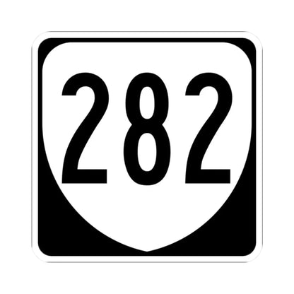 Virginia 282 1980 (Virginia) (Road Sign) STICKER Vinyl Kiss-Cut Decal 2 Inch White - The Sticker Space