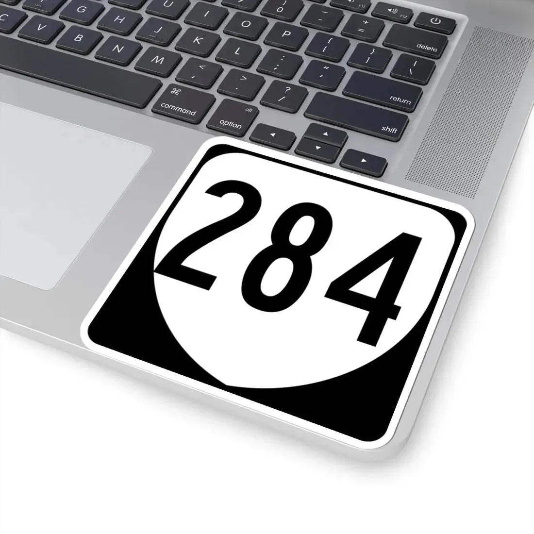 Virginia 284 1980 (Virginia) (Road Sign) STICKER Vinyl Kiss-Cut Decal - The Sticker Space