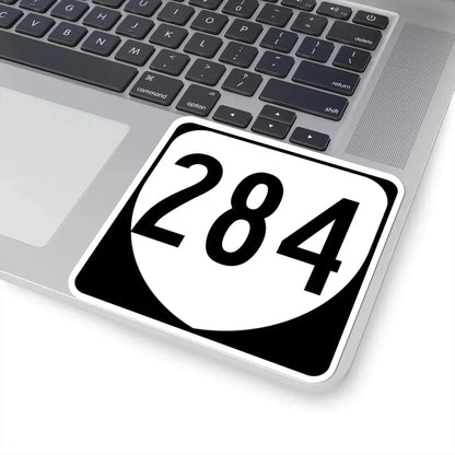 Virginia 284 1980 (Virginia) (Road Sign) STICKER Vinyl Kiss-Cut Decal - The Sticker Space