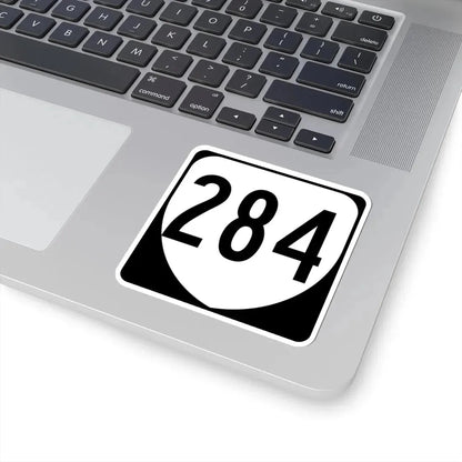 Virginia 284 1980 (Virginia) (Road Sign) STICKER Vinyl Kiss-Cut Decal - The Sticker Space