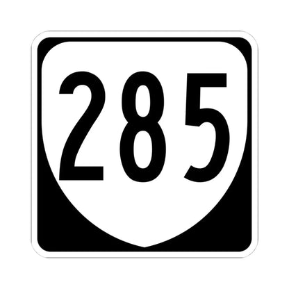 Virginia 285 1980 (Virginia) (Road Sign) STICKER Vinyl Kiss-Cut Decal 4 Inch White - The Sticker Space