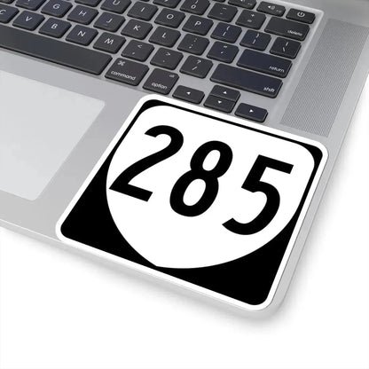 Virginia 285 1980 (Virginia) (Road Sign) STICKER Vinyl Kiss-Cut Decal - The Sticker Space