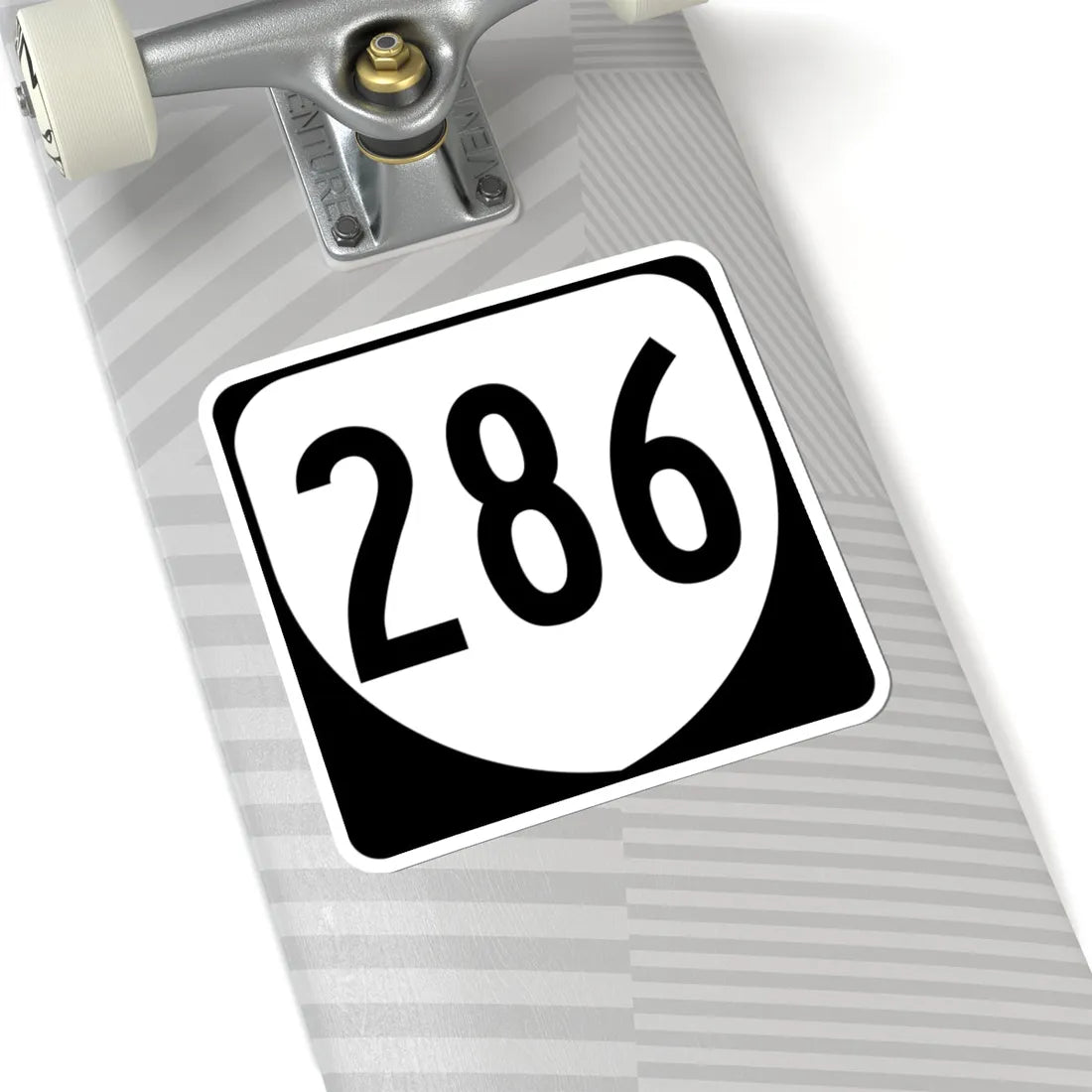 Virginia 286 1980 (Virginia) (Road Sign) STICKER Vinyl Kiss-Cut Decal - The Sticker Space