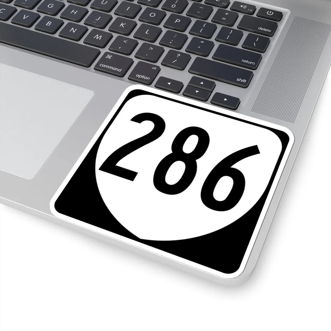 Virginia 286 1980 (Virginia) (Road Sign) STICKER Vinyl Kiss-Cut Decal - The Sticker Space