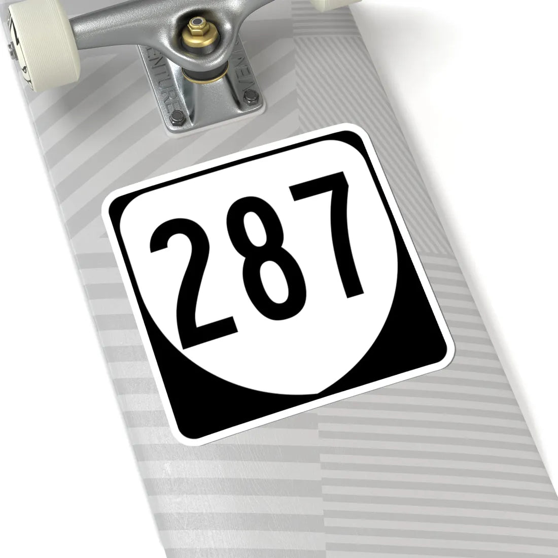 Virginia 287 1980 (Virginia) (Road Sign) STICKER Vinyl Kiss-Cut Decal - The Sticker Space