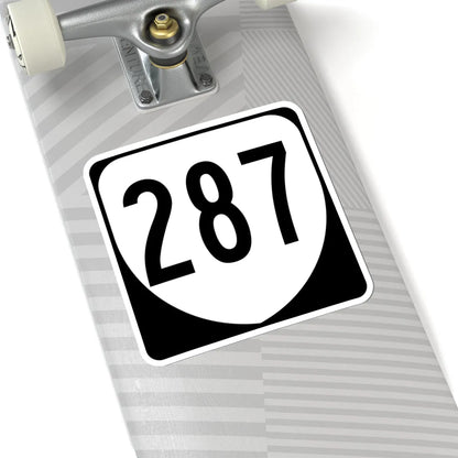 Virginia 287 1980 (Virginia) (Road Sign) STICKER Vinyl Kiss-Cut Decal - The Sticker Space