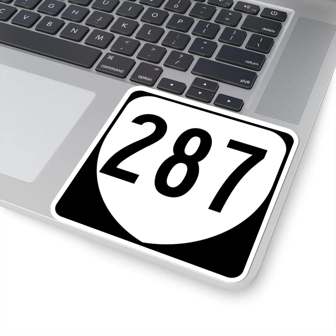 Virginia 287 1980 (Virginia) (Road Sign) STICKER Vinyl Kiss-Cut Decal - The Sticker Space