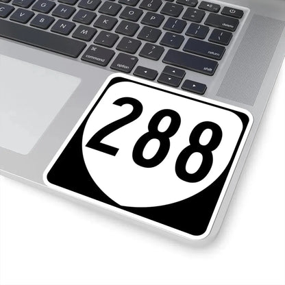 Virginia 288 1980 (Virginia) (Road Sign) STICKER Vinyl Kiss-Cut Decal - The Sticker Space