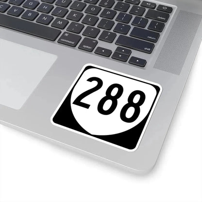 Virginia 288 1980 (Virginia) (Road Sign) STICKER Vinyl Kiss-Cut Decal - The Sticker Space