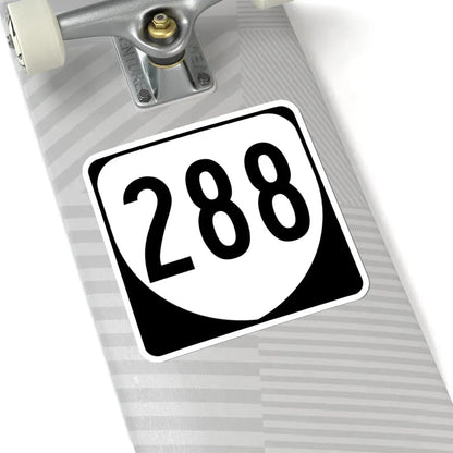 Virginia 288 1980 (Virginia) (Road Sign) STICKER Vinyl Kiss-Cut Decal - The Sticker Space