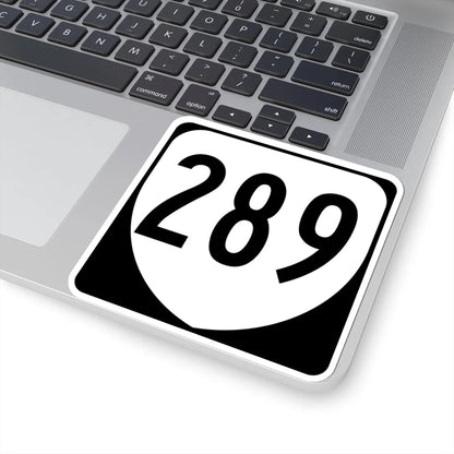 Virginia 289 1980 (Virginia) (Road Sign) STICKER Vinyl Kiss-Cut Decal - The Sticker Space