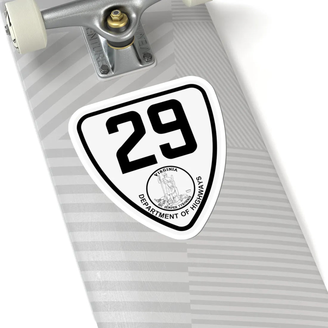 Virginia 29 1924 (Virginia) (Road Sign) STICKER Vinyl Kiss-Cut Decal - The Sticker Space