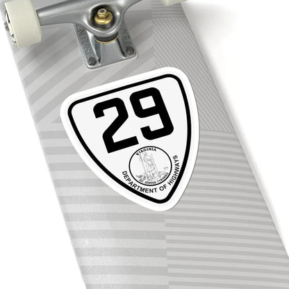 Virginia 29 1924 (Virginia) (Road Sign) STICKER Vinyl Kiss-Cut Decal - The Sticker Space