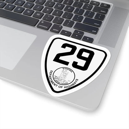 Virginia 29 1924 (Virginia) (Road Sign) STICKER Vinyl Kiss-Cut Decal - The Sticker Space