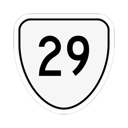 Virginia 29 1956 (Virginia) (Road Sign) STICKER Vinyl Kiss-Cut Decal 6 Inch White - The Sticker Space