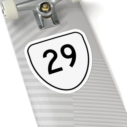 Virginia 29 1956 (Virginia) (Road Sign) STICKER Vinyl Kiss-Cut Decal - The Sticker Space