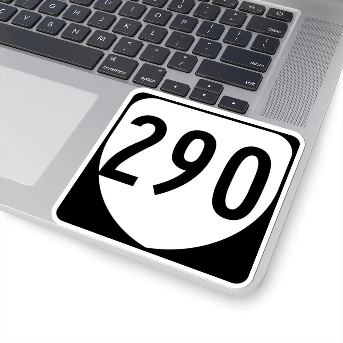 Virginia 290 1980 (Virginia) (Road Sign) STICKER Vinyl Kiss-Cut Decal - The Sticker Space