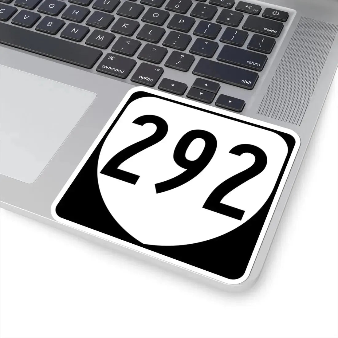 Virginia 292 1980 (Virginia) (Road Sign) STICKER Vinyl Kiss-Cut Decal - The Sticker Space