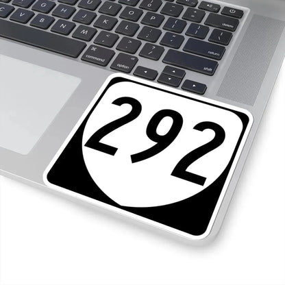 Virginia 292 1980 (Virginia) (Road Sign) STICKER Vinyl Kiss-Cut Decal - The Sticker Space