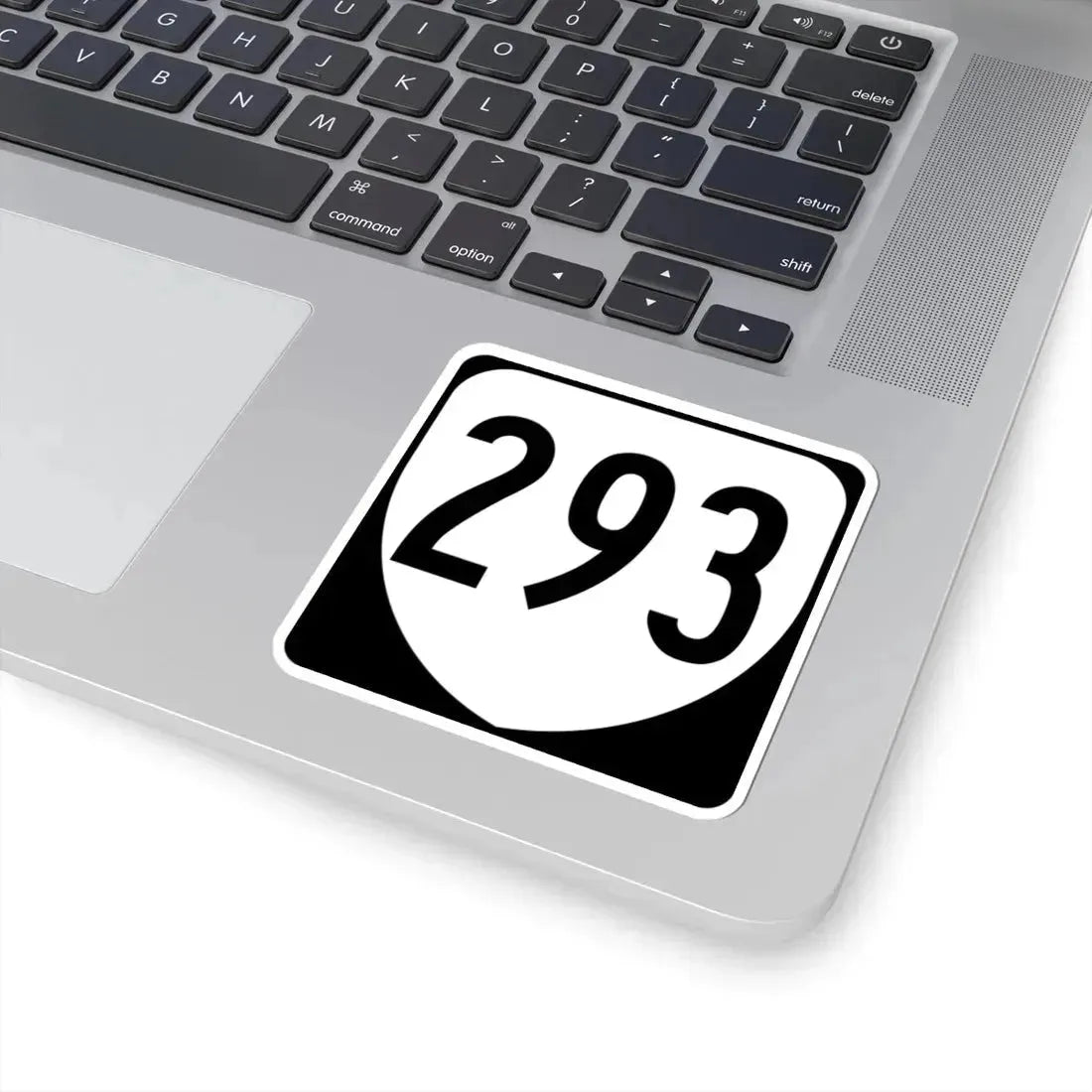 Virginia 293 1980 (Virginia) (Road Sign) STICKER Vinyl Kiss-Cut Decal - The Sticker Space