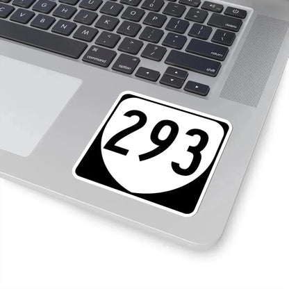 Virginia 293 1980 (Virginia) (Road Sign) STICKER Vinyl Kiss-Cut Decal - The Sticker Space