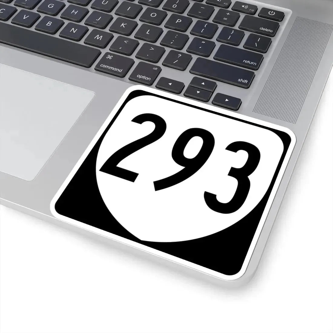 Virginia 293 1980 (Virginia) (Road Sign) STICKER Vinyl Kiss-Cut Decal - The Sticker Space