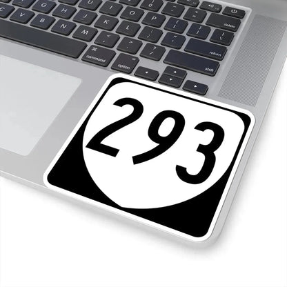 Virginia 293 1980 (Virginia) (Road Sign) STICKER Vinyl Kiss-Cut Decal - The Sticker Space