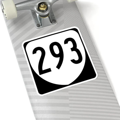 Virginia 293 1980 (Virginia) (Road Sign) STICKER Vinyl Kiss-Cut Decal - The Sticker Space