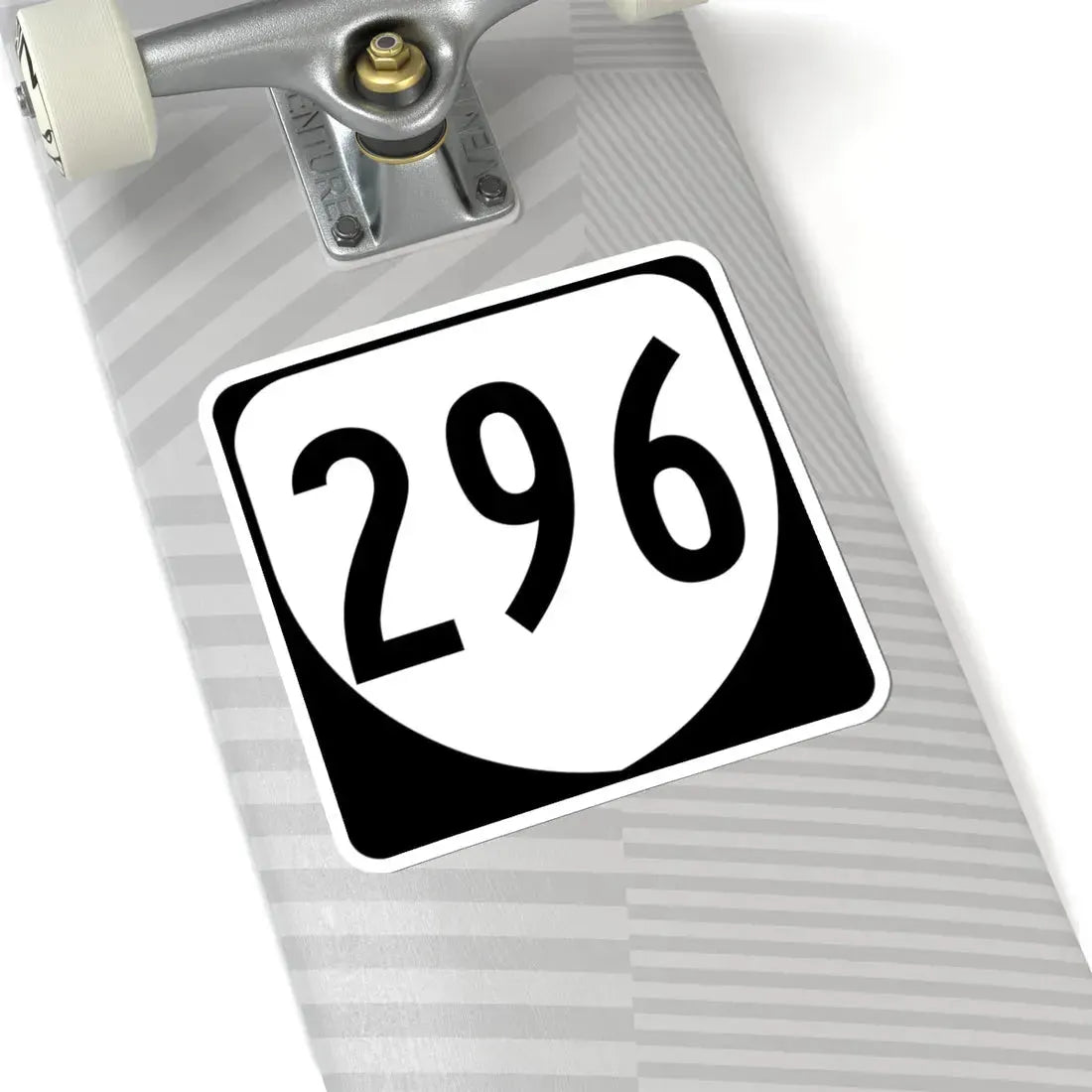 Virginia 296 1980 (Virginia) (Road Sign) STICKER Vinyl Kiss-Cut Decal - The Sticker Space