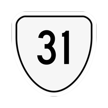 Virginia 31 1956 (Virginia) (Road Sign) STICKER Vinyl Kiss-Cut Decal 2 Inch White - The Sticker Space