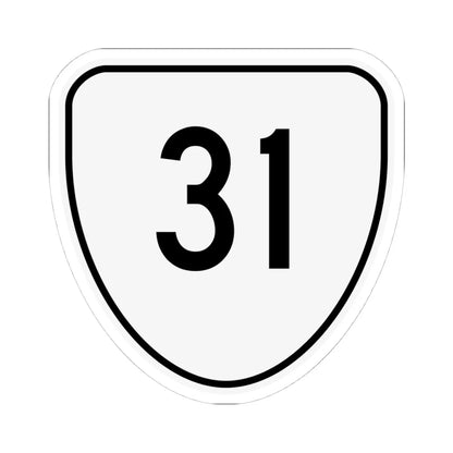 Virginia 31 1956 (Virginia) (Road Sign) STICKER Vinyl Kiss-Cut Decal 4 Inch White - The Sticker Space