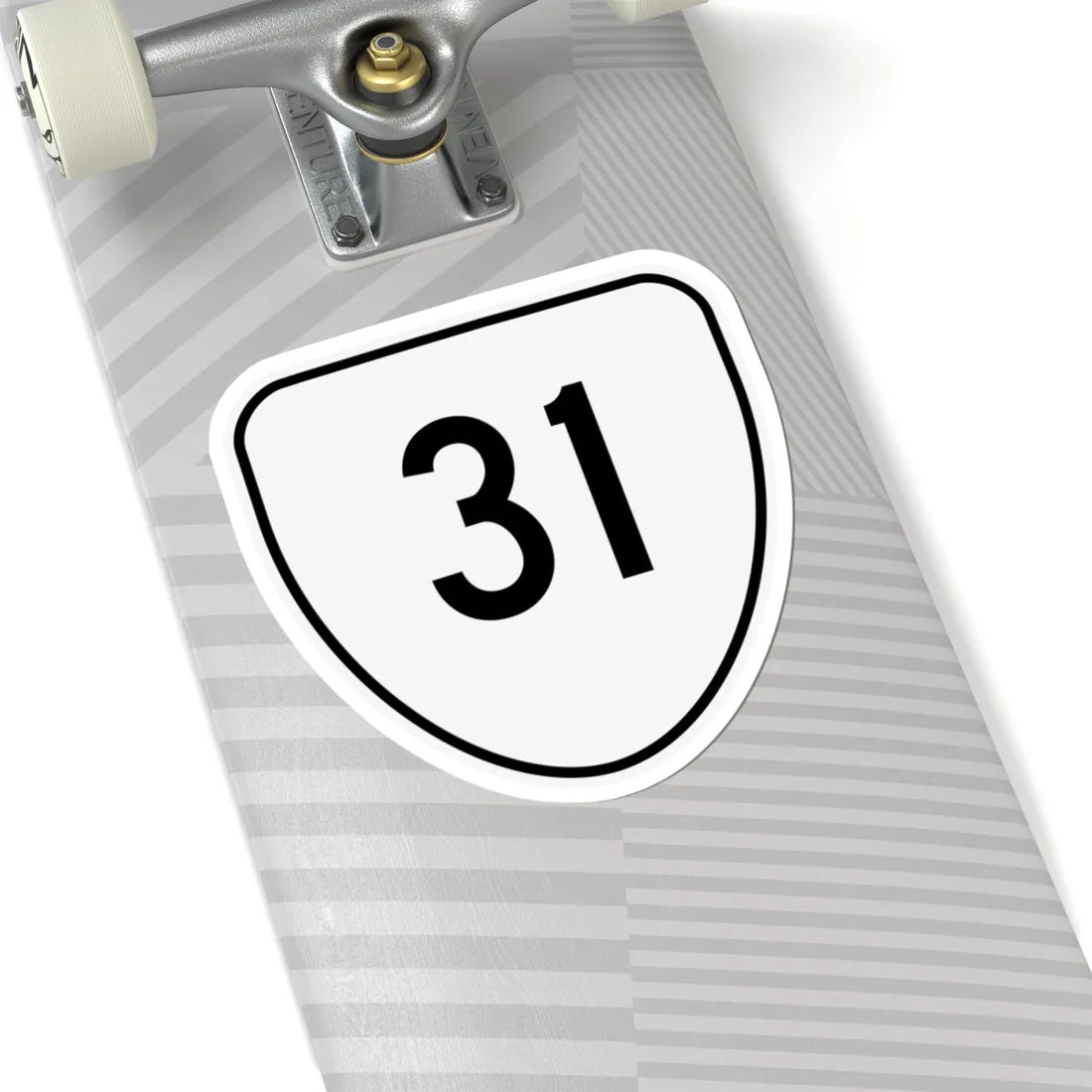 Virginia 31 1956 (Virginia) (Road Sign) STICKER Vinyl Kiss-Cut Decal - The Sticker Space