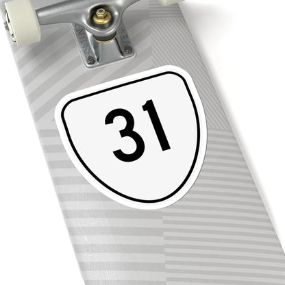 Virginia 31 1956 (Virginia) (Road Sign) STICKER Vinyl Kiss-Cut Decal - The Sticker Space