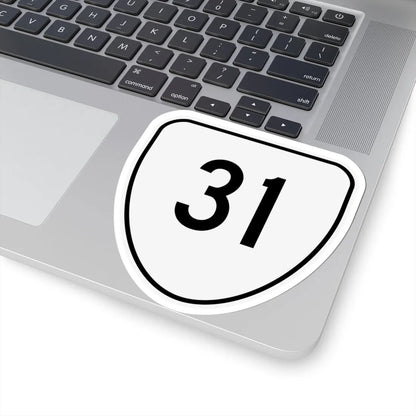Virginia 31 1956 (Virginia) (Road Sign) STICKER Vinyl Kiss-Cut Decal - The Sticker Space