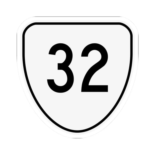 Virginia 32 1956 (Virginia) (Road Sign) STICKER Vinyl Kiss-Cut Decal 2 Inch White - The Sticker Space