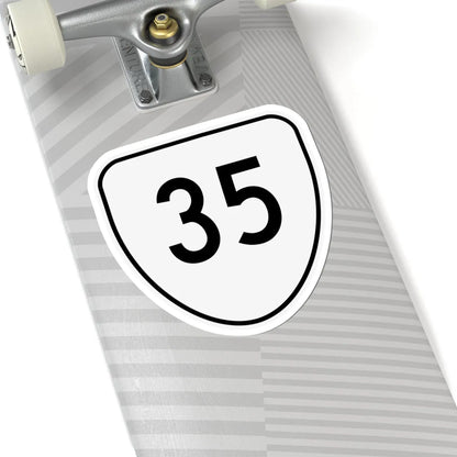 Virginia 35 1956 (Virginia) (Road Sign) STICKER Vinyl Kiss-Cut Decal - The Sticker Space