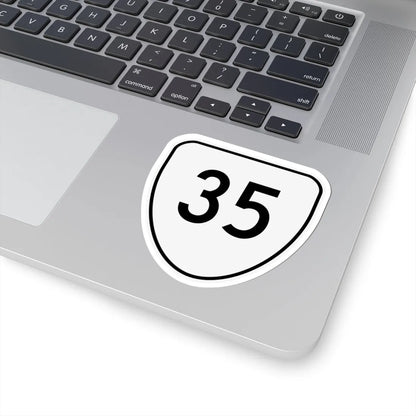 Virginia 35 1956 (Virginia) (Road Sign) STICKER Vinyl Kiss-Cut Decal - The Sticker Space