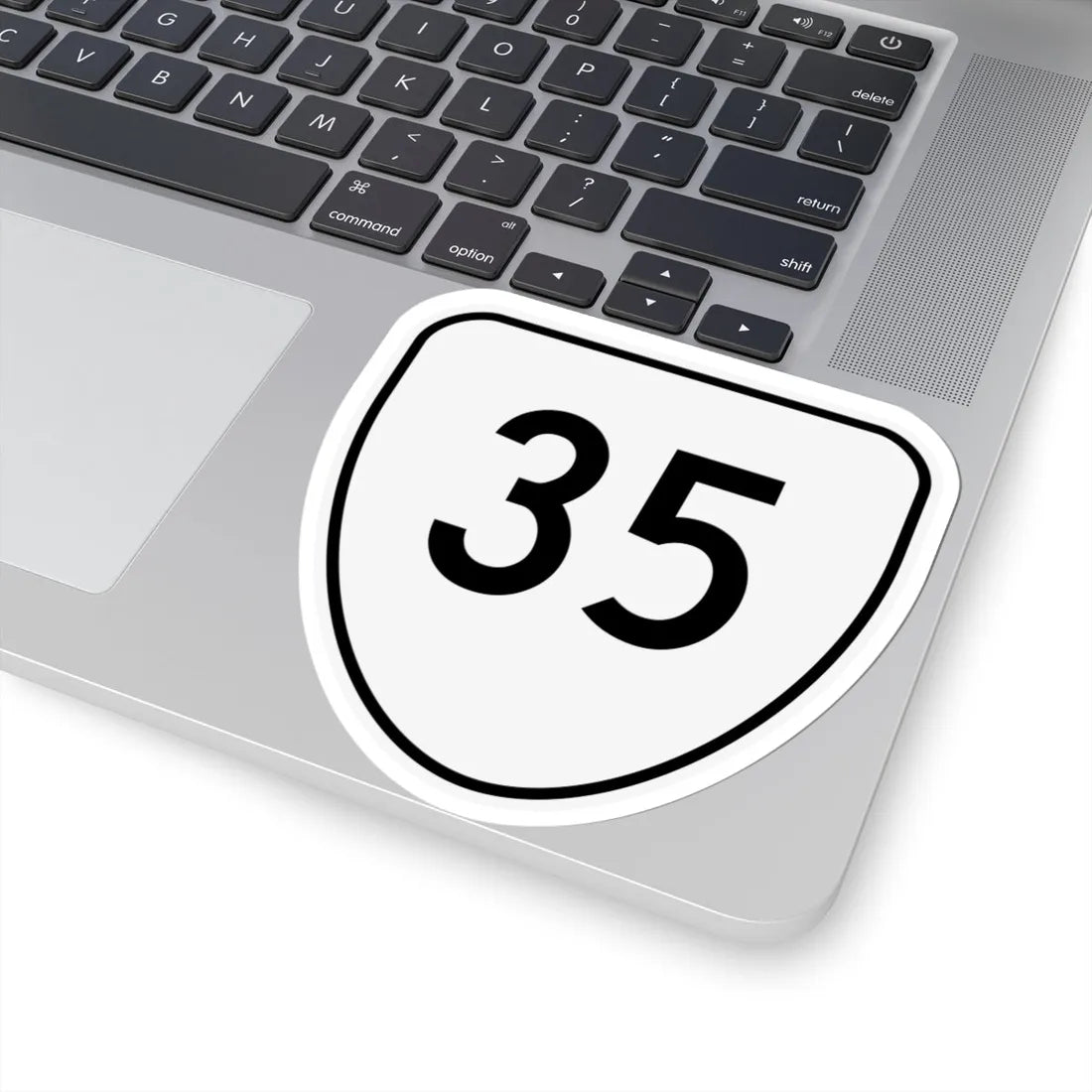 Virginia 35 1956 (Virginia) (Road Sign) STICKER Vinyl Kiss-Cut Decal - The Sticker Space