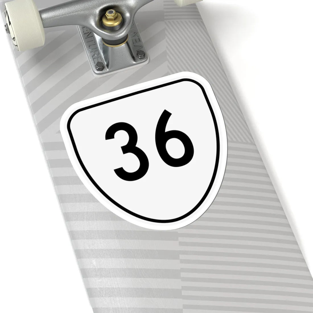 Virginia 36 1956 (Virginia) (Road Sign) STICKER Vinyl Kiss-Cut Decal - The Sticker Space