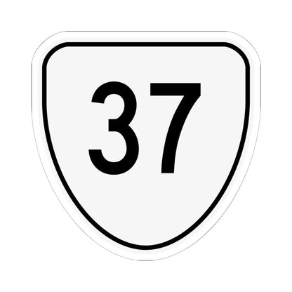 Virginia 37 1956 (Virginia) (Road Sign) STICKER Vinyl Kiss-Cut Decal 6 Inch White - The Sticker Space