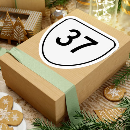 Virginia 37 1956 (Virginia) (Road Sign) STICKER Vinyl Kiss-Cut Decal - The Sticker Space