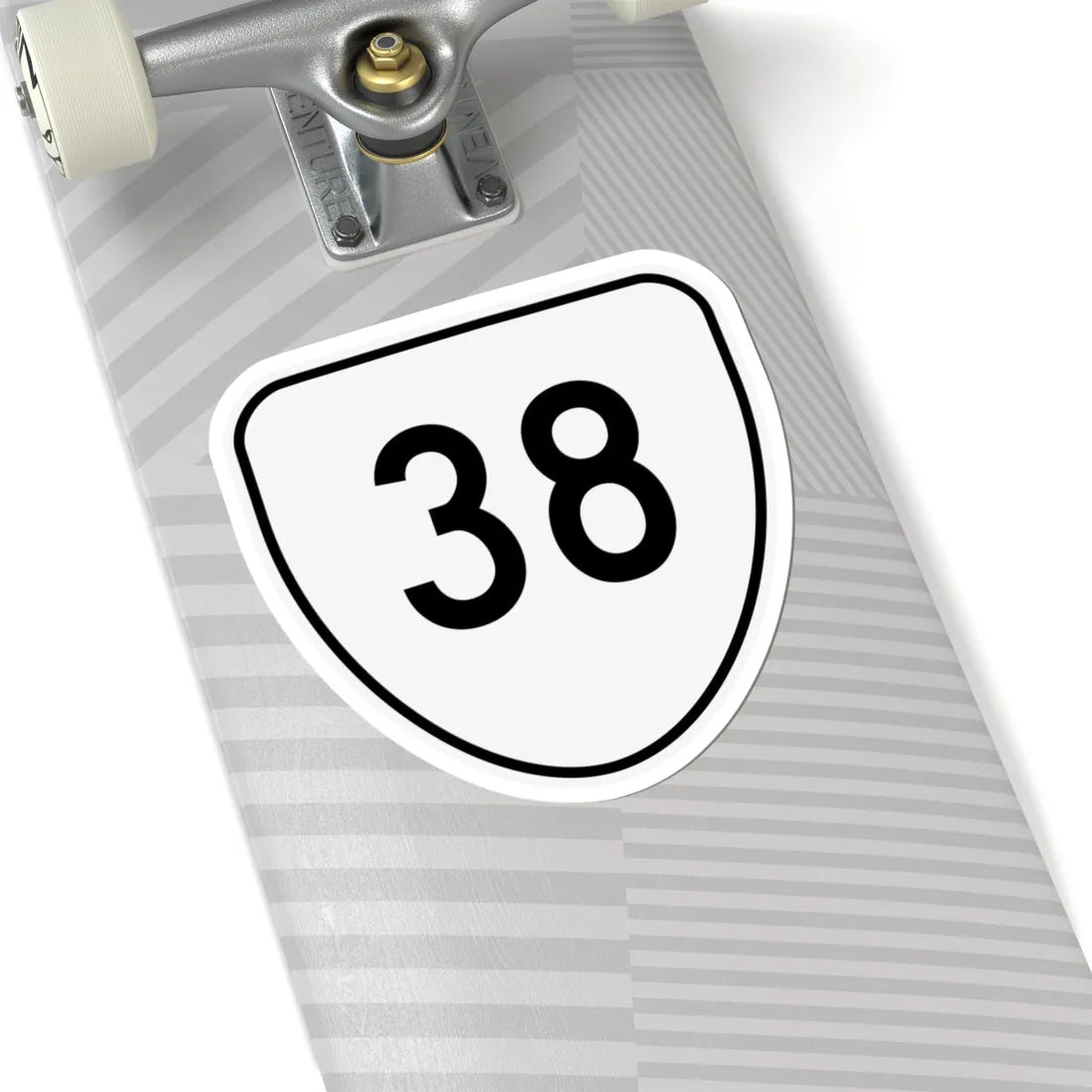 Virginia 38 1956 (Virginia) (Road Sign) STICKER Vinyl Kiss-Cut Decal - The Sticker Space