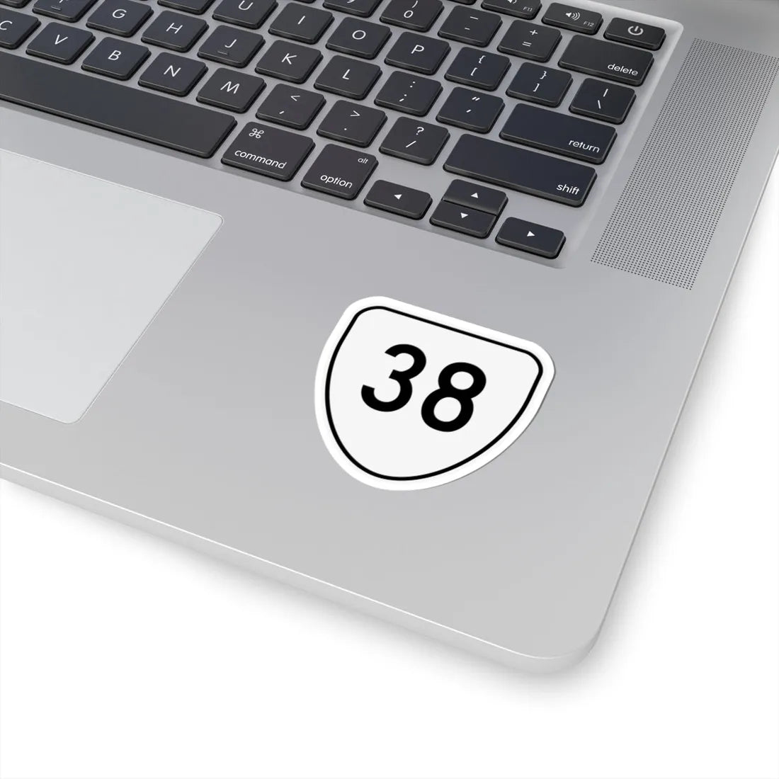 Virginia 38 1956 (Virginia) (Road Sign) STICKER Vinyl Kiss-Cut Decal - The Sticker Space