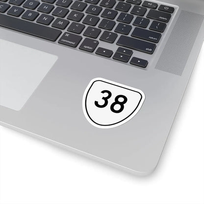 Virginia 38 1956 (Virginia) (Road Sign) STICKER Vinyl Kiss-Cut Decal - The Sticker Space