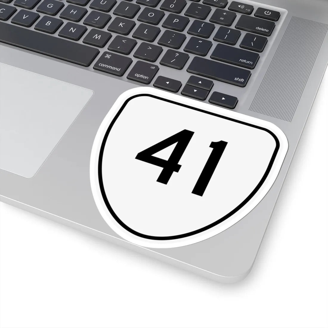 Virginia 41 1956 (Virginia) (Road Sign) STICKER Vinyl Kiss-Cut Decal - The Sticker Space