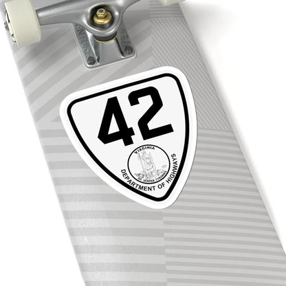 Virginia 42 1924 (Virginia) (Road Sign) STICKER Vinyl Kiss-Cut Decal - The Sticker Space