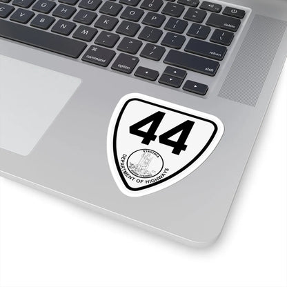 Virginia 44 1924 (Virginia) (Road Sign) STICKER Vinyl Kiss-Cut Decal - The Sticker Space