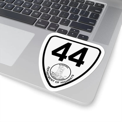 Virginia 44 1924 (Virginia) (Road Sign) STICKER Vinyl Kiss-Cut Decal - The Sticker Space
