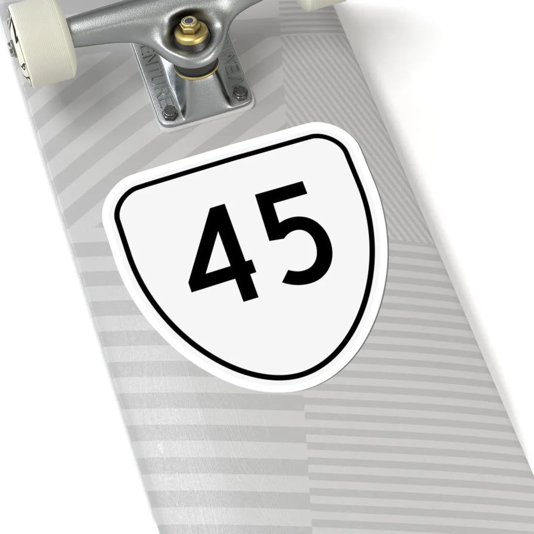 Virginia 45 1956 (Virginia) (Road Sign) STICKER Vinyl Kiss-Cut Decal - The Sticker Space