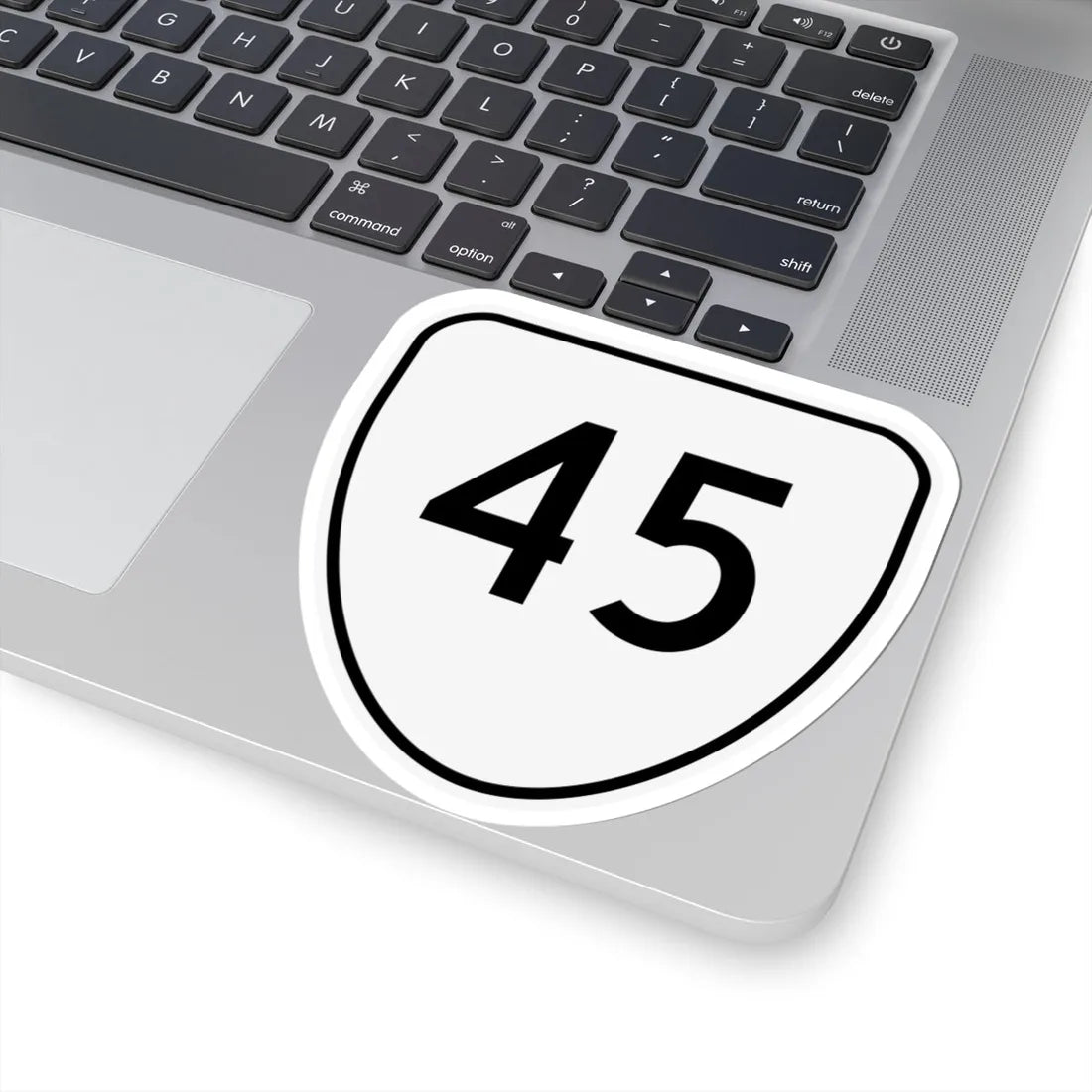 Virginia 45 1956 (Virginia) (Road Sign) STICKER Vinyl Kiss-Cut Decal - The Sticker Space